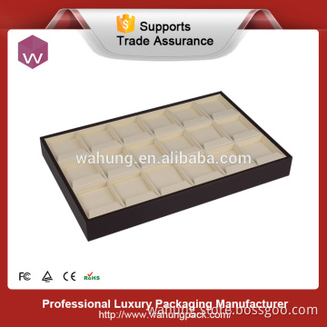 Custom wooden dispaly cases jewelry tray for earring/pendant collection